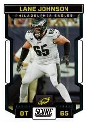 2023 Score Base Set Lane Johnson #250 card