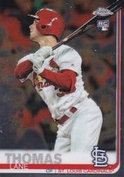 2019 Topps Chrome Update Base Set Lane Thomas #26 card