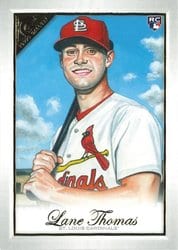 2019 Topps Gallery Base Set Lane Thomas #70 card