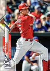 2020 Topps Update Base Set Lane Thomas #U-56 card