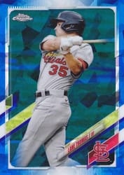 2021 Topps Chrome Update Sapphire Edition Base Set Lane Thomas #US243 card