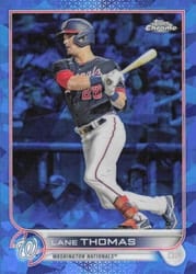 2022 Topps Chrome Sapphire Edition Base Set Lane Thomas #555 card