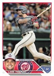 2023 Topps Base Set Lane Thomas #437 card