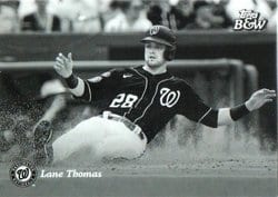 2023 Topps Black & White Base Set Lane Thomas #58 card