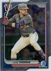 2024 Bowman Chrome Base Set Lane Thomas #75 card