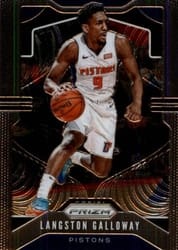 2019-20 Panini Prizm Base Set Langston Galloway #94 card