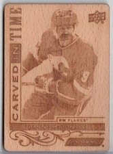 2024-25 Upper Deck Engrained Icons Carved in Time Lanny McDonald #CT-MC card