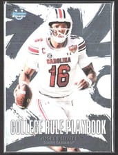 2025 Bowman University Chrome College Rule Playbook LaNorris Sellers #CRP-3 card