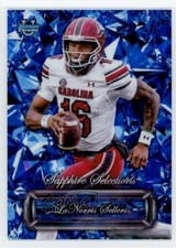 2025 Bowman University Chrome Sapphire Sapphire Selections LaNorris Sellers #SS-4 card