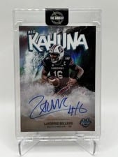 2025 Bowman University Chrome The Big Kahuna Autographs LaNorris Sellers #BK-LS card
