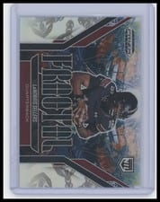 2025 Panini Prizm Black Fractal LaNorris Sellers #22 card