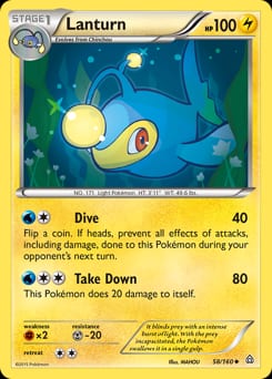 Primal Clash Lanturn #58 card