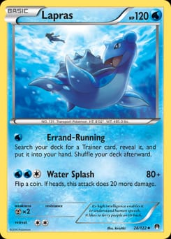 2016 BREAKpoint Lapras #28 card
