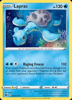 2022 Brilliant Stars Lapras #31 card