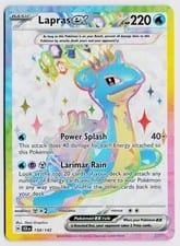 2024 Stellar Crown Lapras ex #158 card