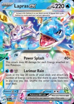 Stellar Crown Lapras ex #32 card