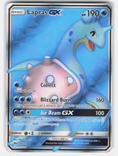 2017 Sun & Moon Lapras-GX #139 card