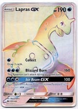 2017 Sun & Moon Lapras-GX #151 card