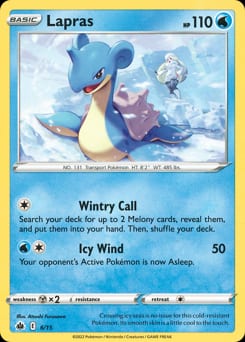 McDonald's Collection 2022 Lapras #6 card