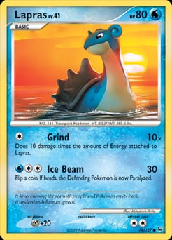 2009 Platinum Lapras #79 card