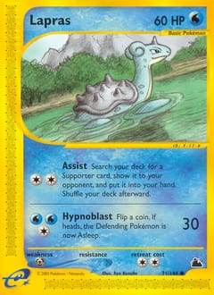 Skyridge Lapras #71 card