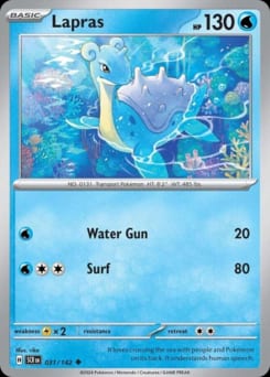 2024 Stellar Crown Lapras #31 card