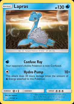 2019 Team Up Lapras #31 card