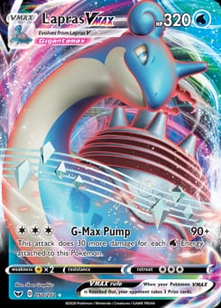 Sword & Shield Lapras VMAX #50 card