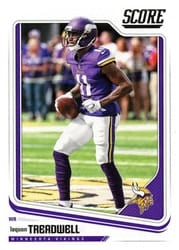 2018 Score Base Set Laquon Treadwell #201 card