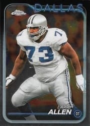 2024 Topps Chrome Base Set Larry Allen #58 card