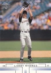 2002 Upper Deck Base Set Larry Barnes #59 card