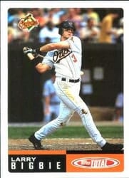 2002 Topps Total Base Set Larry Bigbie #13 card