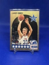1990-91 Hoops Base Set Larry Bird #2 card