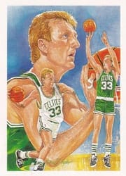1990-91 Hoops Base Set Larry Bird #356 card