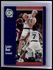 1991 Fleer Larry Bird #8 card