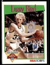 1991 Hoops Larry Bird #319 card