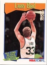 1991 Hoops Larry Bird #532 card
