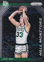 2018-19 Panini Prizm Hall Monitors Larry Bird #2 card