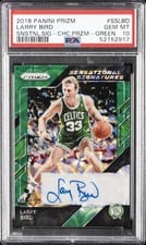 2018 Panini Prizm Sensational Signatures Larry Bird #SS-LBD card