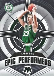 2021-22 Panini Mosaic Epic Performers Larry Bird #12 card