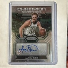 2022-23 Panini Prizm Champion Signatures Larry Bird #CHS-LBI card