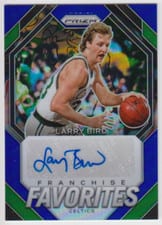 2023-24 Panini Prizm Franchise Favorites Signatures Larry Bird #FF-BIR card
