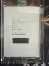 2025-26 Panini Signature Series Cornerstones Larry Bird #17 card