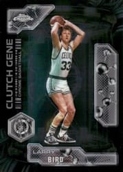 2025-26 Topps Chrome Clutch Gene Larry Bird #CG-30 card