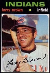 1971 Topps Base Set Larry Brown #539 card