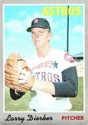 1970 Topps Base Set Larry Dierker #15 card