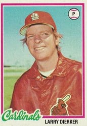 1978 Topps Base Set Larry Dierker #195 card