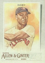2020 Topps Allen & Ginter Base Set Larry Doby #4 card