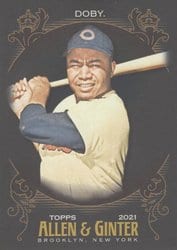 2021 Topps Allen & Ginter X Base Set Larry Doby #87 card