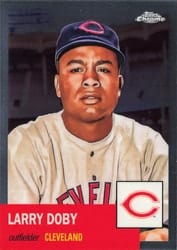 2022 Topps Chrome Platinum Anniversary Base Set Larry Doby #270 card